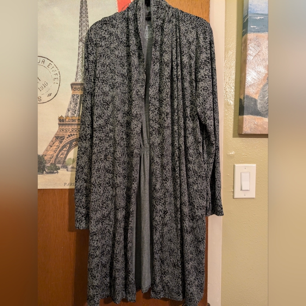 Cuddl Duds Heathered Gray Cape